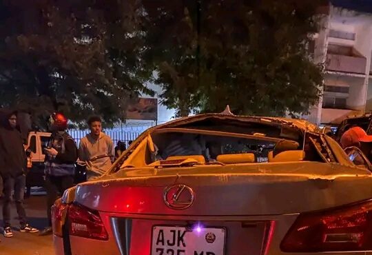 Acidente na Avenida Angola