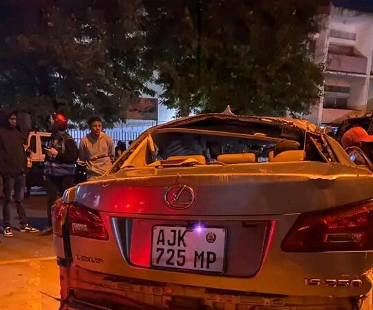 Acidente na Avenida Angola