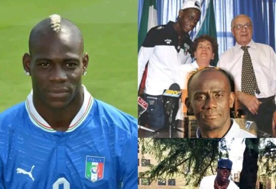 Balotelli rejeitou os pais biológicos