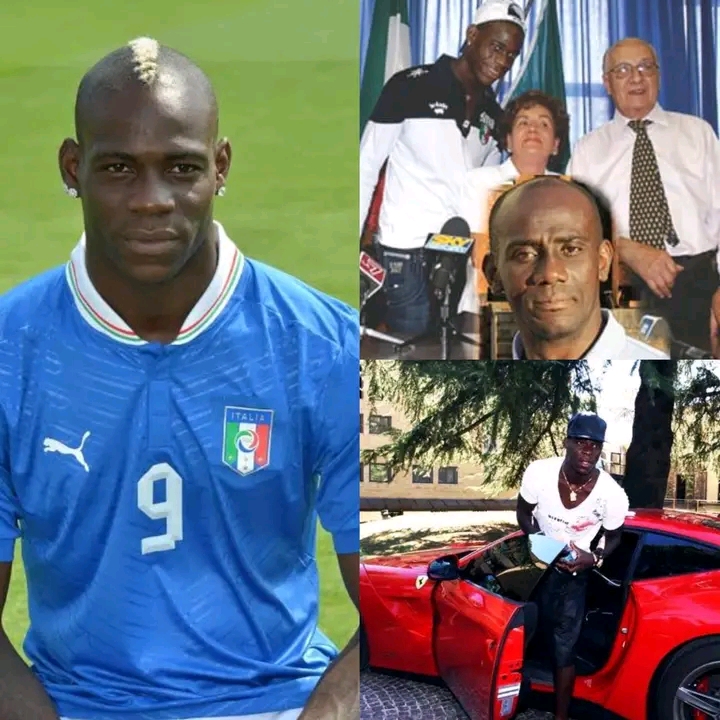 Balotelli rejeitou os pais biológicos