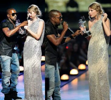 Kanye interrompeu Taylor Swift