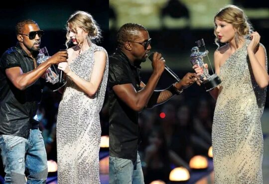 Kanye interrompeu Taylor Swift