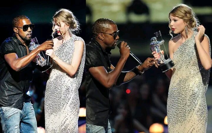 Kanye interrompeu Taylor Swift